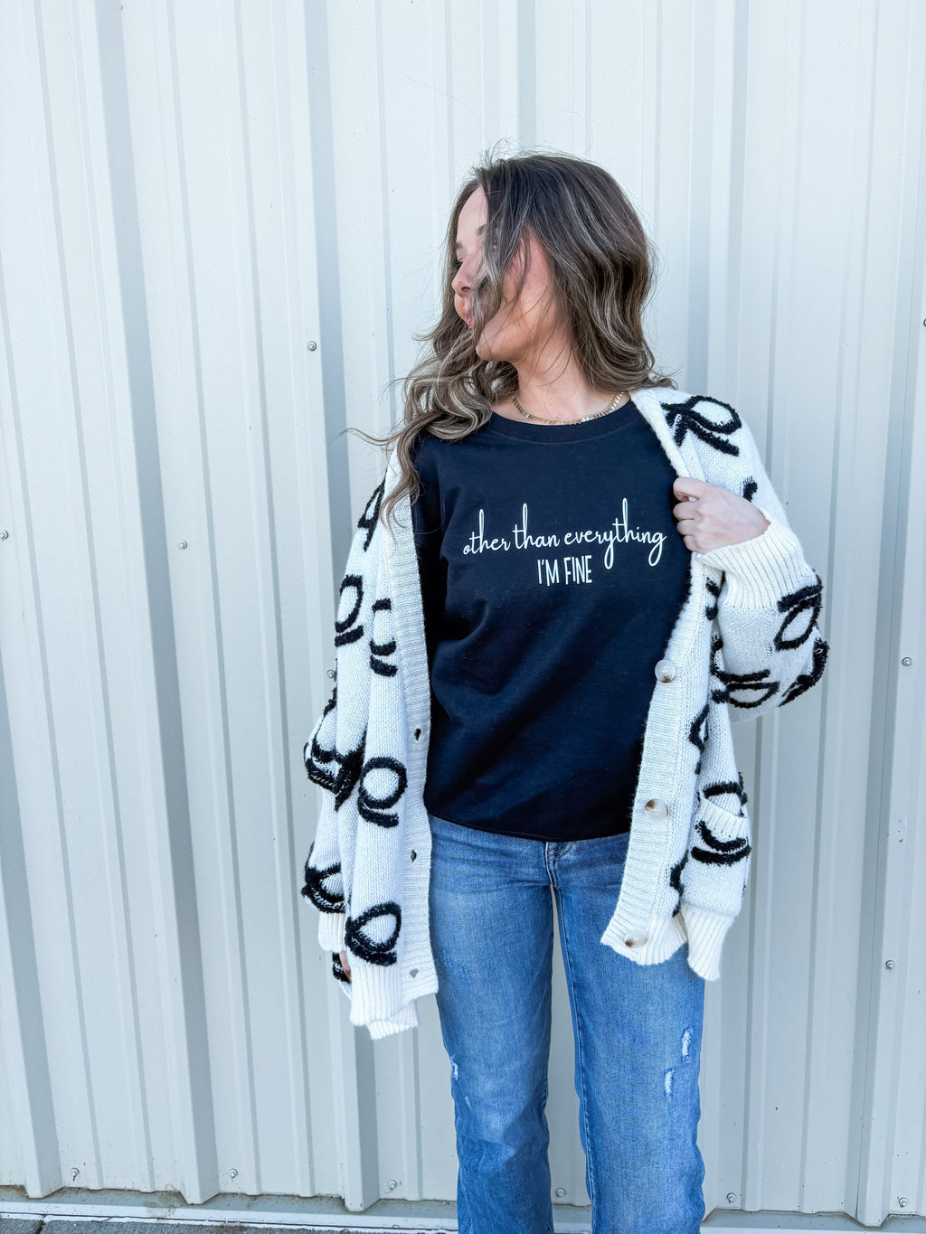 i'm fine sweatshirt